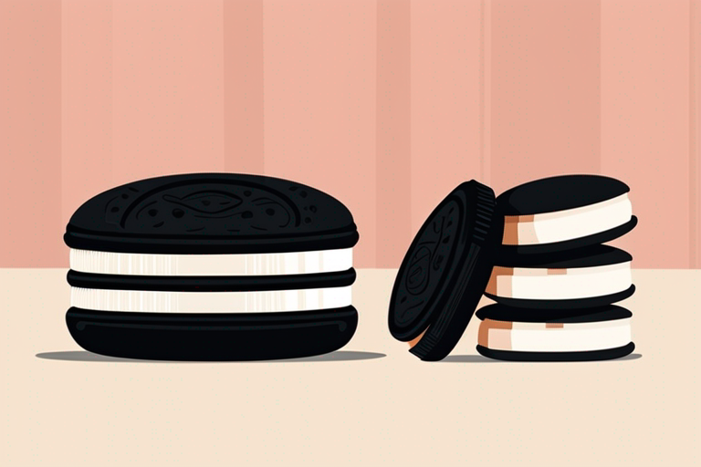 Illustration for: Are Expired Oreos Safe to Eat? – In the world of snacking, Oreos are a beloved treat enjoyed by many. But what happens when you come across a pack of Oreos that's past its expiration date? Are 