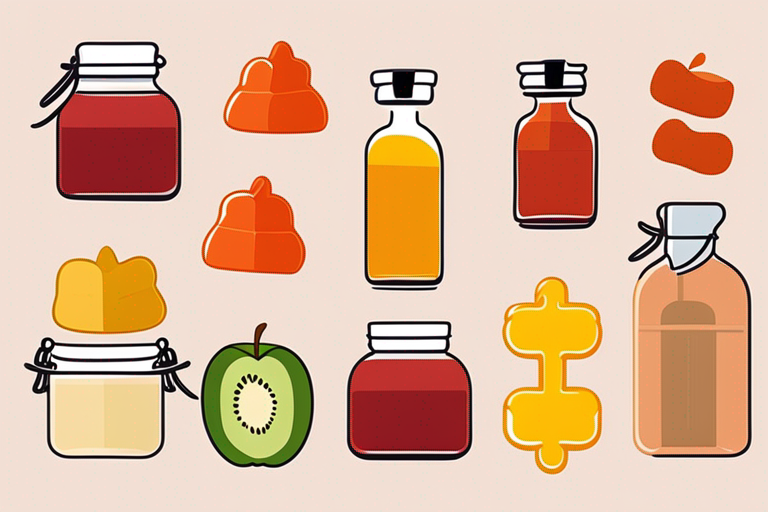 Illustration for: Creative Recipes Using Leftover Apple Cider Vinegar Gummies – Are you wondering what to do with those leftover apple cider vinegar gummies sitting in your pantry? Don't let them go to waste! There are plenty of creative an