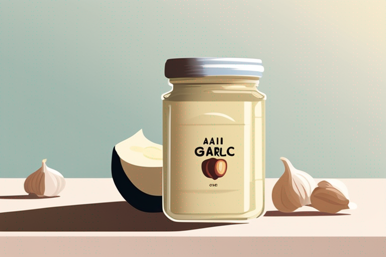 Illustration for: Can Aioli Garlic Mayo be Frozen for Future Use? – Aioli garlic mayo is a delicious and versatile condiment that adds a burst of flavor to various dishes. Whether you use it as a dipping sauce, spread, or dressi