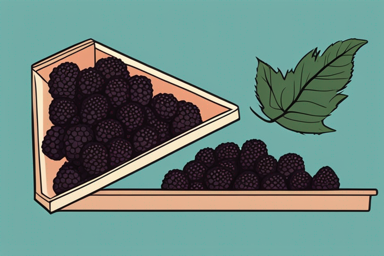 Illustration for: Freezing Black Mulberries: A Guide to Extending Shelf Life – Black mulberries are a delicious and nutritious fruit that is enjoyed by many. However, like all fruits, they have a limited shelf life. One way to extend the s