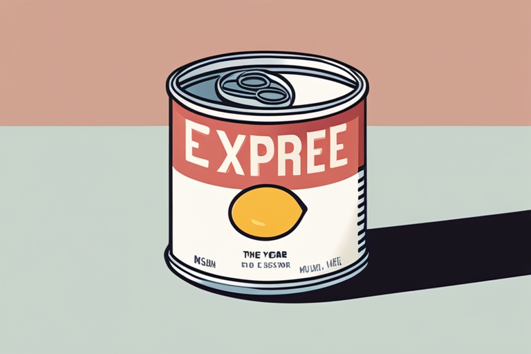 Illustration for: The Truth About Using 1-Year Expired Evaporated Milk – Are you staring at a can of evaporated milk in your pantry, wondering if it's still safe to use a year after the expiration date? It's a common dilemma many of