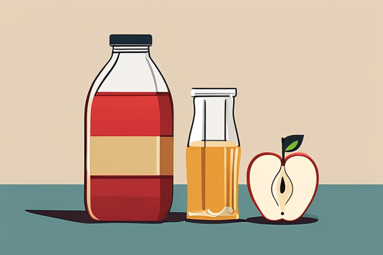 Illustration for: Can I Use Expired Apple Juice Unrefrigerated Opened for Cooking or Baking? – In many households, finding an old bottle of apple juice lurking in the pantry is not an uncommon occurrence. You may be wondering whether you can still put tha