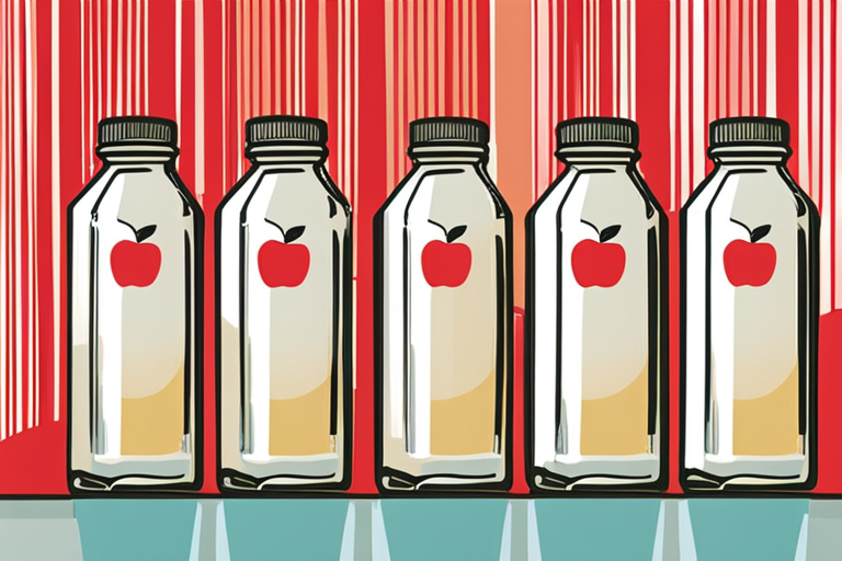 Illustration for: Can You Drink Unopened Expired Apple Juice? – Are you considering drinking that unopened bottle of apple juice that has been sitting in your pantry past its expiration date? Many people wonder whether it's 
