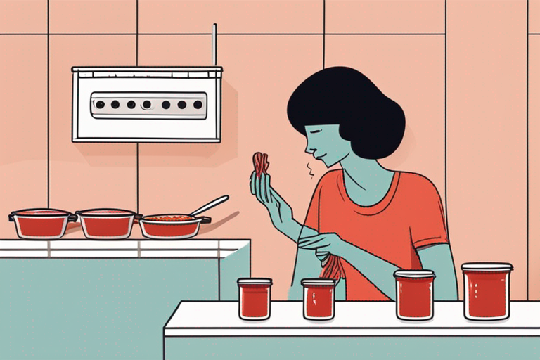 Illustration for: Can You Eat Expired Spaghetti Sauce? – In the hustle and bustle of daily life, it's easy to overlook the expiration dates on pantry items like spaghetti sauce. You might find a jar of marinara tucked