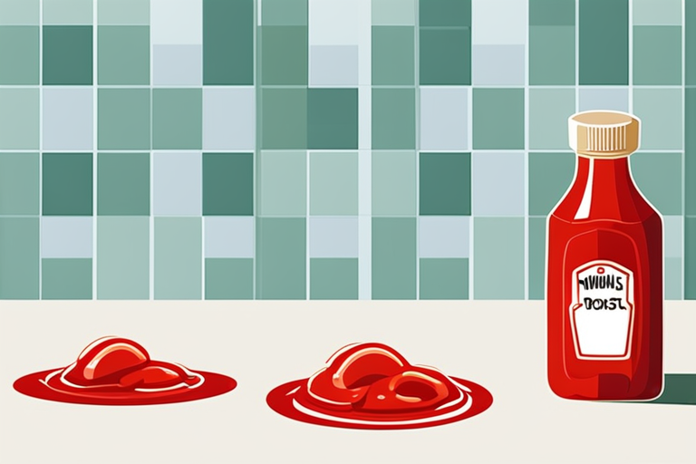 Illustration for: Can You Eat Ketchup Past the Expiration Date? – Ketchup is a staple condiment found in most households, loved for its tangy and sweet flavor. However, like all food items, ketchup does come with an expiration
