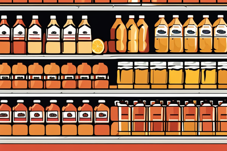 Illustration for: Can You Use Apple Juice Refrigerated Unopened Past the Expiration Date? – Have you ever found a bottle of apple juice at the back of your fridge, past its expiration date, and wondered if it's still safe to drink? In this blog post, w