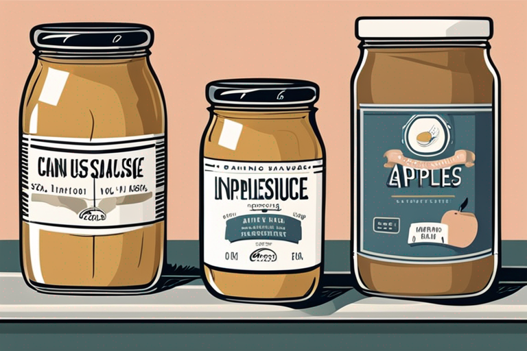 Illustration for: Can You Use Expired Applesauce in Baking Recipes? – Are you staring at that jar of expired applesauce in your pantry, wondering if you can still put it to good use in your favorite baking recipes? Many of us have