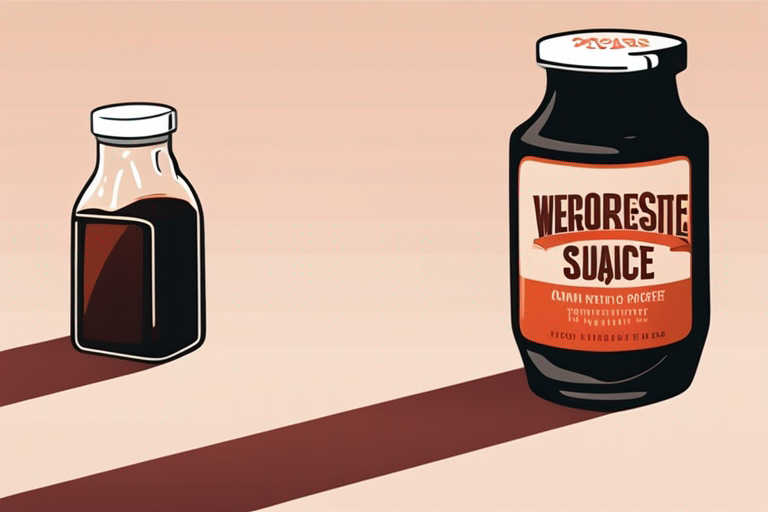 Illustration for: Can You Use Worcestershire Sauce After the Expiration Date? – Worcestershire sauce is a popular condiment known for its tangy and savory flavor. Many households have a bottle of Worcestershire sauce tucked away in their pa