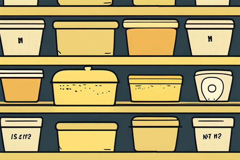 Illustration for: Is Your Butter Still Good? A Guide to Butter Expiration and Storage – When it comes to kitchen staples, butter is a versatile ingredient that adds richness and flavor to a wide range of dishes. Whether you use it for baking, cooki