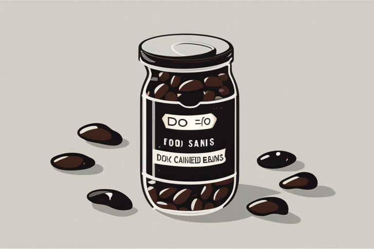 Illustration for: Do Canned Black Beans Expire? A Guide to Food Safety and Storage – In today's fast-paced world, canned foods like black beans have become a staple in many households. They are convenient, nutritious, and have a long shelf life.