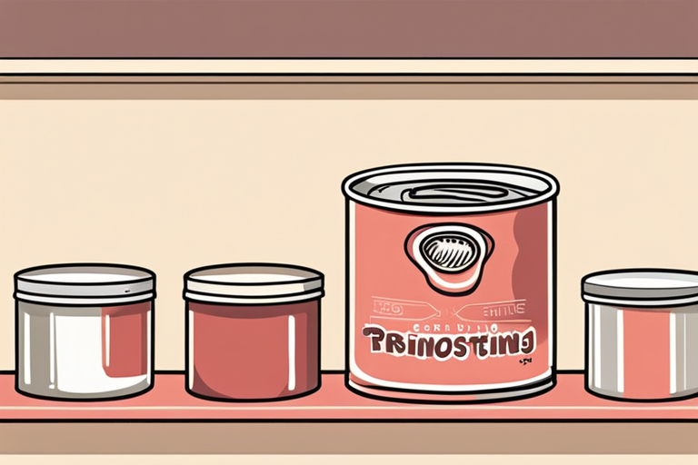 Illustration for: Is it Necessary to Refrigerate Canned Frosting? – Canned frosting is a convenient option for those who want to quickly and easily decorate their baked goods. However, many people wonder if canned frosting needs