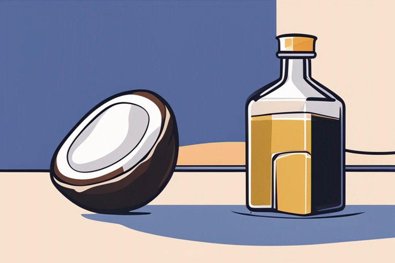 Illustration for: Does Coconut Oil Really Expire? – Coconut oil has gained popularity in recent years for its versatile uses in cooking, skincare, and hair care. Many people stock up on this natural product, but 