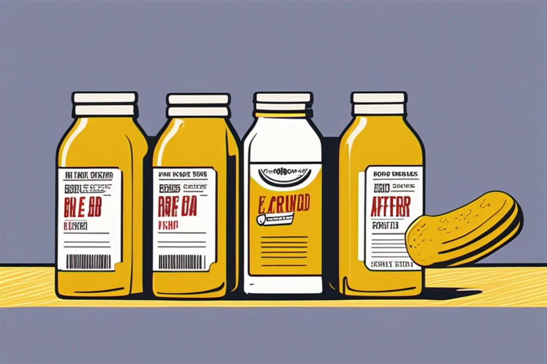 Illustration for: Does Mustard Go Bad After the Expiration Date? – Mustard is a popular condiment that adds flavor and zest to a variety of dishes. Whether you prefer classic yellow mustard, spicy Dijon, or whole grain mustard,
