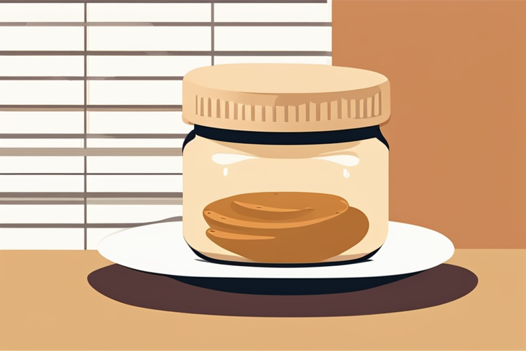 Illustration for: Is It Safe to Eat Peanut Butter After the Expiration Date? – Peanut butter is a beloved pantry staple enjoyed by many. Whether you prefer it creamy or crunchy, on toast or in a sandwich, peanut butter is a versatile and d
