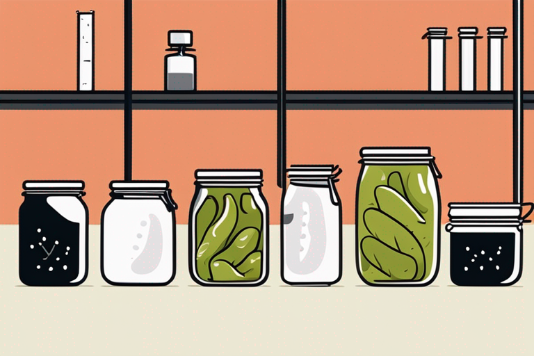 Illustration for: Does Pickled Food Go Bad: A Guide to Pickled Food Safety and Storage – Pickled foods have been enjoyed for centuries as a way to preserve and enhance the flavor of various fruits and vegetables. From pickles to kimchi, pickled food