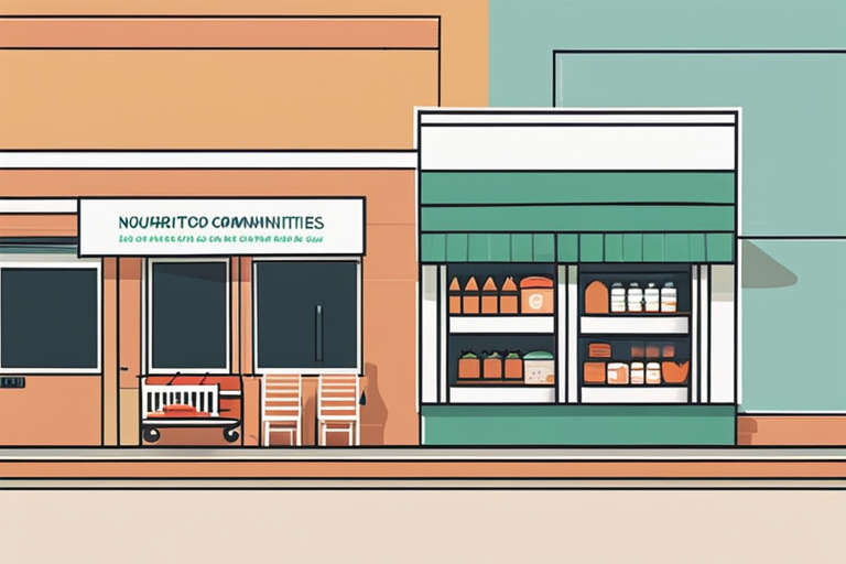 Illustration for: Nourishing Communities: Drive-Thru Food Pantries Open Today – In times of need, community support becomes a beacon of hope for many individuals and families facing food insecurity. Drive-thru food pantries have emerged as 