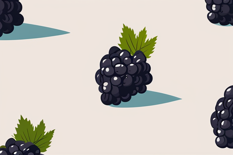 Illustration for: Preserving Arctic Blackberries for Winter Months – Arctic blackberries, also known as Rubus arcticus, are a delightful and nutritious fruit that grows in the wild, primarily in the Arctic regions. These small, d