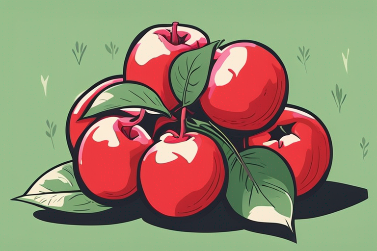 Illustration for: How to Tell if Acerola has Gone Bad – Acerola, also known as Barbados cherry, is a nutrient-dense fruit packed with vitamin C and antioxidants. Its tangy flavor and vibrant red color make it a popul