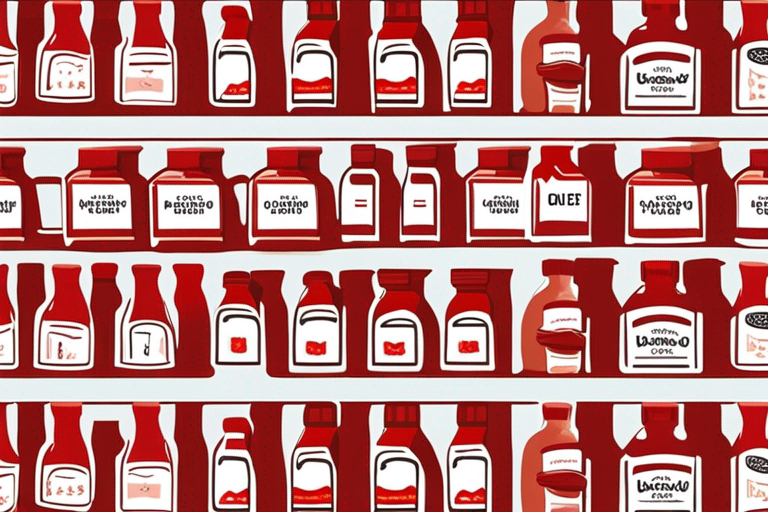 Illustration for: Is Ketchup Still Safe to Eat After the Expiration Date? – In the world of condiments, ketchup holds a special place. It's a versatile and beloved addition to many meals, from burgers to hot dogs to fries. But what happ