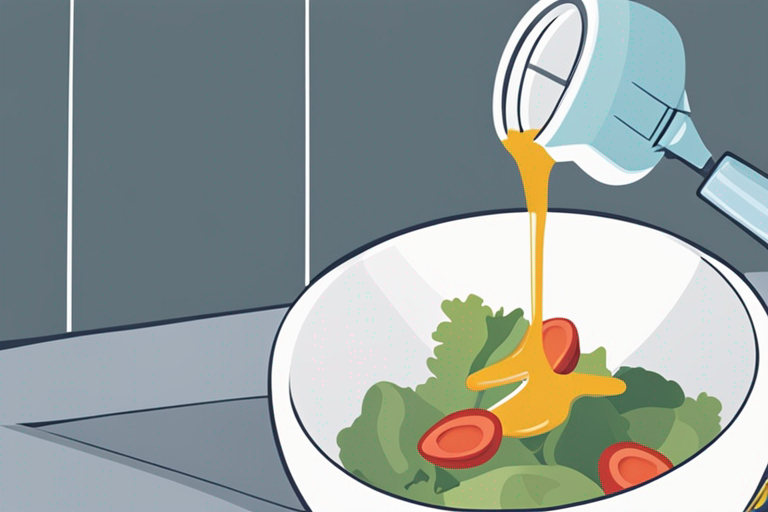 Illustration for: Is Salad Dressing Safe to Eat After the Expiration Date? – When it comes to food safety, it's always important to pay attention to expiration dates. Salad dressings are a popular condiment that can add flavor and zest t