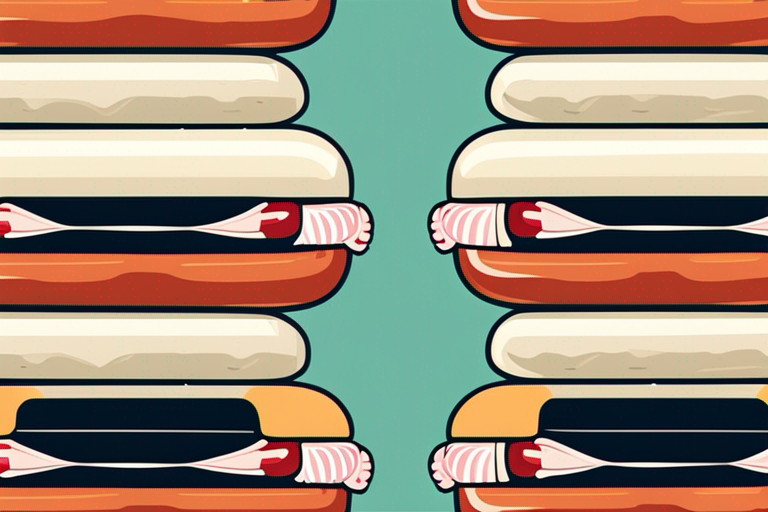 Illustration for: How Long Are Hot Dogs Good for Once Opened – Hot dogs are a popular convenience food enjoyed by many. Whether grilled at a summer barbecue, cooked on a stovetop, or enjoyed as a quick snack, hot dogs are a