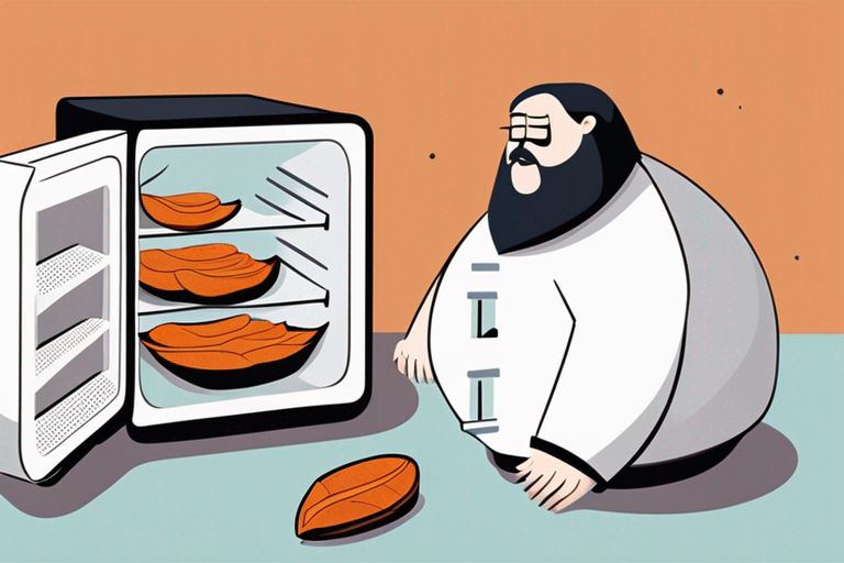 Illustration for: How Long Do Baked Sweet Potatoes Last in the Fridge? – Baked sweet potatoes are a delicious and nutritious side dish that can be enjoyed in a variety of ways. Whether you've made a large batch and have leftovers or