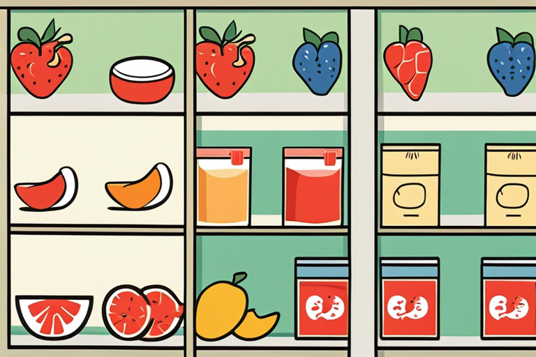 Illustration for: How Long Do Fruit Snacks Last After Expiration? – In today's fast-paced world, convenience is key when it comes to snacking. Fruit snacks are a popular choice among both children and adults for a quick and tast