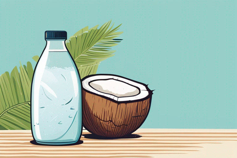Illustration for: How Long Does Coconut Water Last After the Expiration Date? – Coconut water is a popular and refreshing beverage known for its hydrating properties and health benefits. However, like any other food or beverage product, coc