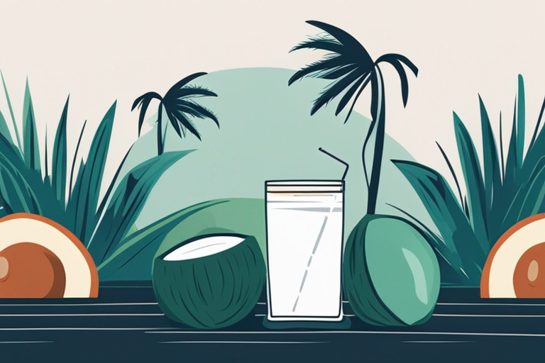 Illustration for: How Long Does Fresh Coconut Water Last? – When it comes to enjoying fresh coconut water, it's essential to know how long it can last before it starts to spoil. Coconut water is not only a delicious and 