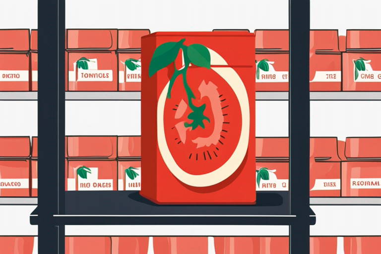 Illustration for: How Long Does Tomato Juice Last: A Guide to Storage and Shelf Life – Tomato juice is a popular and versatile beverage that can be enjoyed on its own or used in a variety of recipes. However, like all perishable foods, it has a li