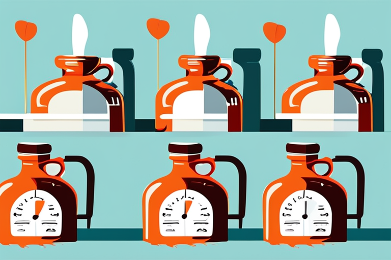Illustration for: How Long is Maple Syrup Good After the Expiration Date? – Are you a fan of pancakes, waffles, or French toast topped with delicious maple syrup? If so, you may have wondered about the shelf life of this sweet treat, es