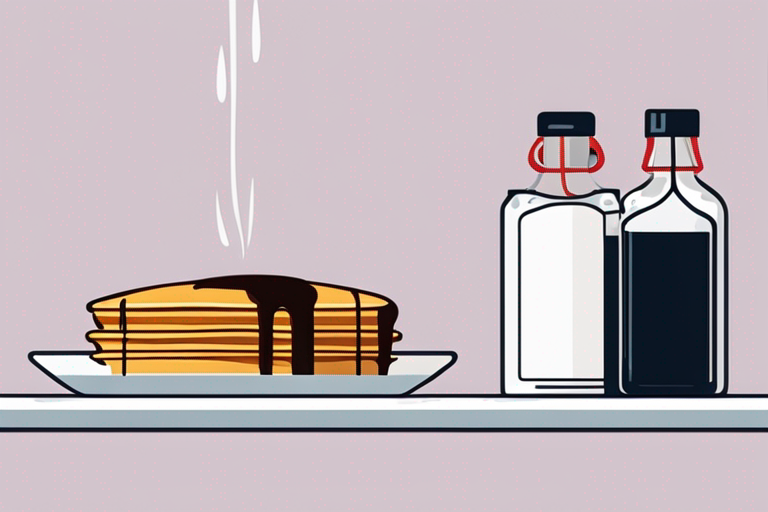 Illustration for: How Long is Pancake Syrup Good for After the Expiration Date? – When it comes to pantry staples like pancake syrup, it's not uncommon to find a bottle that has been sitting around for a while, perhaps past its expiration dat