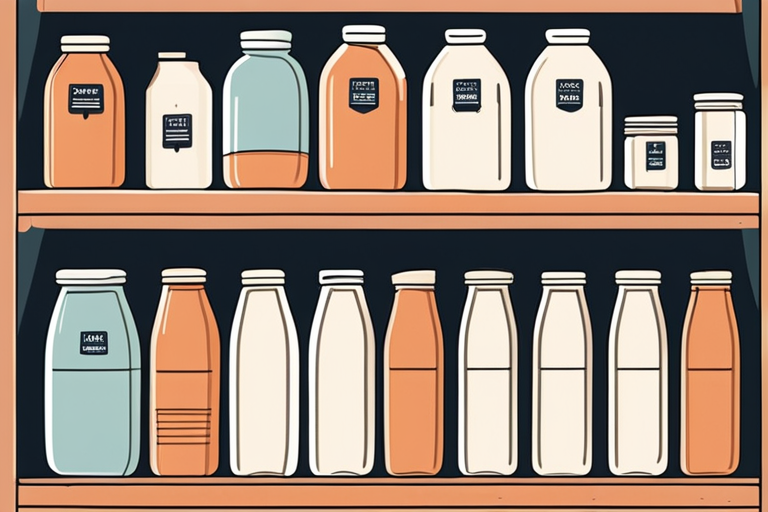 Illustration for: The Ultimate Guide to Properly Storing Almond Milk Unopened – Almond milk is a popular dairy-free alternative enjoyed by many for its creamy texture and nutty flavor. Whether you use almond milk in your morning coffee, smo