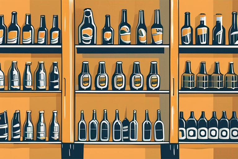 Illustration for: How to Properly Store an Opened Beer Bottle – When it comes to enjoying a refreshing beer, proper storage is key to maintaining its quality and taste. Whether you’re savoring a craft brew or a classic favor