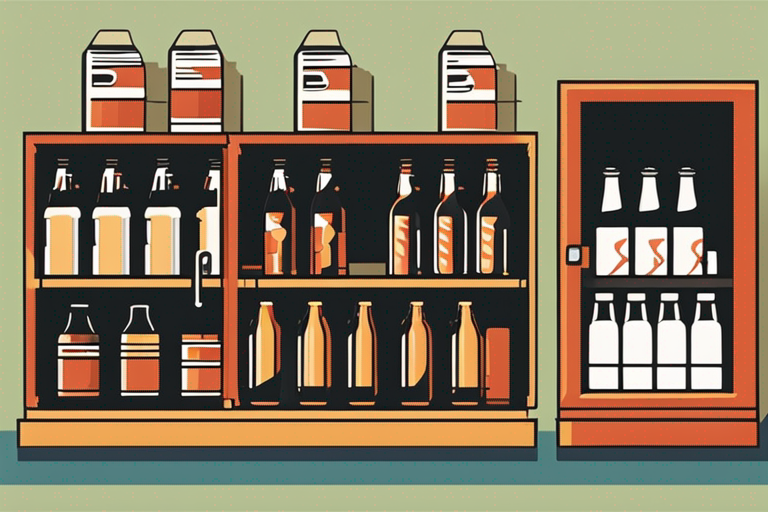 Illustration for: The Ultimate Guide to Properly Storing Beer – Beer is a beloved beverage enjoyed by many around the world. Whether you are a craft beer aficionado or a casual drinker, proper storage of beer is essential to