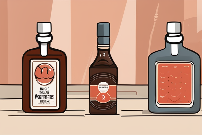 Illustration for: Is Worcestershire Sauce Good After the Expiration Date? – Worcestershire sauce is a popular condiment known for its savory and tangy flavor. But what happens when you find a bottle of Worcestershire sauce buried in the