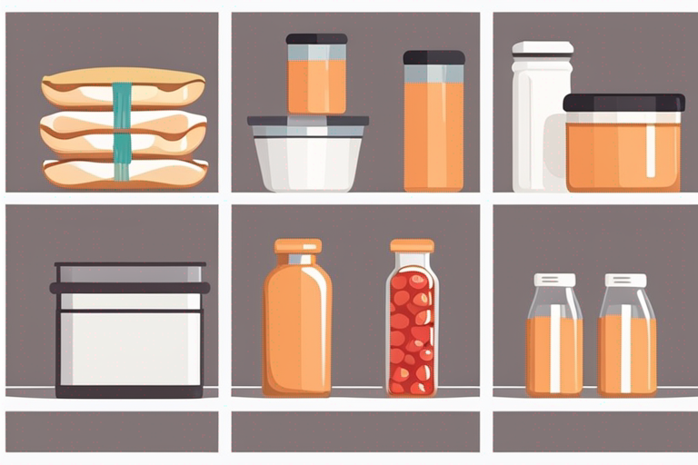 Illustration for: The Ultimate Guide to Food Pantry Essentials – In times of need, having a well-stocked food pantry can provide comfort and security. Whether you are preparing for emergencies, looking to save money, or simpl
