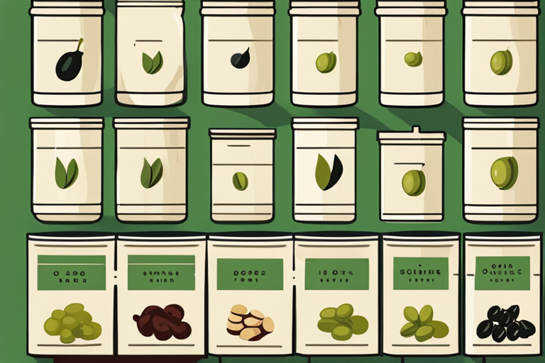 Illustration for: The Ultimate Guide to Olives Expiration Date – Olives are a popular and versatile ingredient used in various cuisines around the world. Whether you enjoy them in salads, on pizzas, or as a standalone snack,