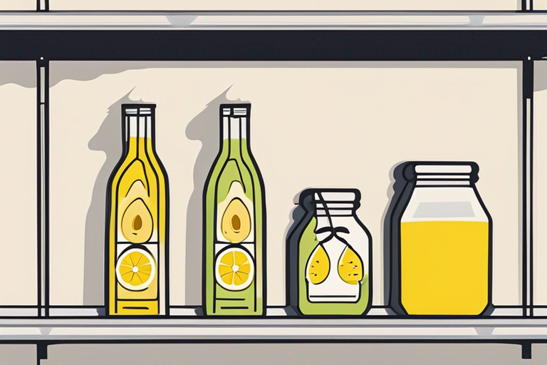 Illustration for: The Shelf Life of Fresh Squeezed Lemon Juice – When life gives you lemons, you make lemon juice! Fresh squeezed lemon juice is a versatile ingredient that adds a burst of tangy flavor to dishes, beverages, a