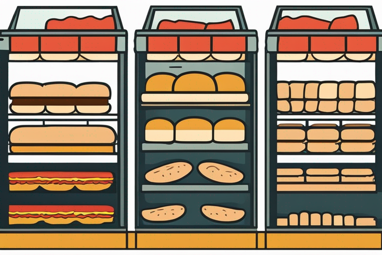 Illustration for: Understanding the Shelf Life of Hamburger: Tips for Safe Storage – When it comes to enjoying a juicy hamburger, ensuring food safety is paramount. Properly storing hamburger meat can help extend its shelf life and prevent foodb