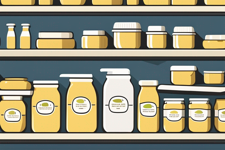 Illustration for: The Shelf Life of Mayonnaise: Everything You Need to Know – Mayonnaise is a popular condiment that adds creaminess and flavor to a variety of dishes, from sandwiches to salads. However, like all perishable foods, mayonna