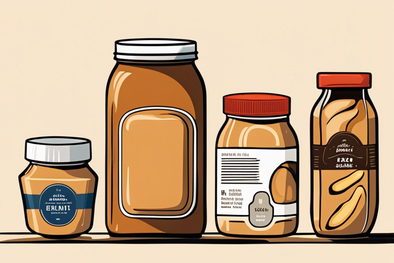 Illustration for: The Shelf Life of Unopened Peanut Butter: What You Need to Know – Peanut butter is a beloved pantry staple in many households due to its delicious taste and versatility. Whether you use it in sandwiches, smoothies, or as a dip