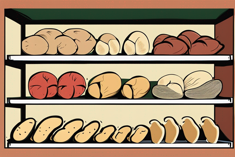 Illustration for: Maximizing the Shelf Life of Potatoes: A Comprehensive Guide – Potatoes are a versatile and beloved staple in many cuisines around the world. Not only are they delicious, but they are also packed with essential nutrients li