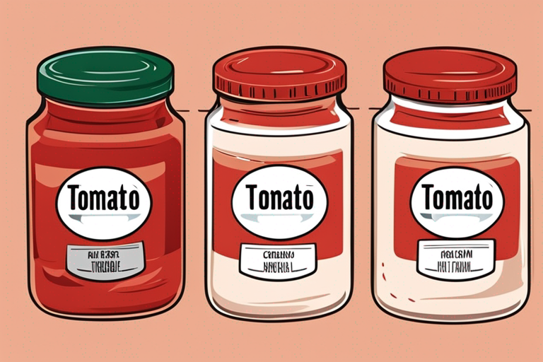 Illustration for: Understanding Tomato Sauce Expiration Date: What You Need to Know – Tomato sauce is a staple in many kitchens, adding flavor and richness to a variety of dishes. Whether you use it for pasta, pizza, or as a base for soups and st