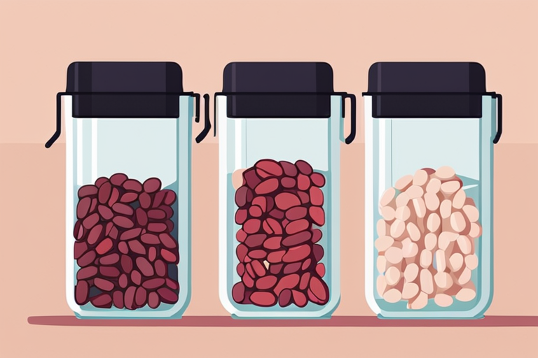 Illustration for: The Best Storage Methods for Preserving Adzuki Beans – Adzuki beans, also known as aduki or azuki beans, are a type of small, red bean that is commonly used in Asian cuisine. These nutritious legumes are packed with