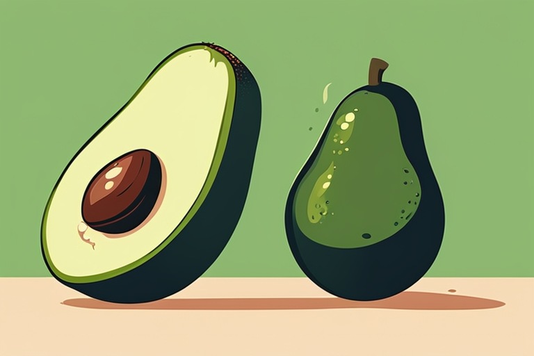 Illustration for: Signs that an Avocado has Gone Bad – Avocados are a versatile and nutritious fruit that can be enjoyed in various dishes, from salads to smoothies. However, like any perishable item, avocados can g