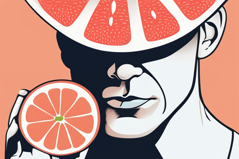 Illustration for: Signs that Grapefruit has Expired and is No Longer Safe to Eat – Grapefruit is a delicious and refreshing citrus fruit that can be enjoyed on its own or added to salads, desserts, and beverages. However, like all perishable f