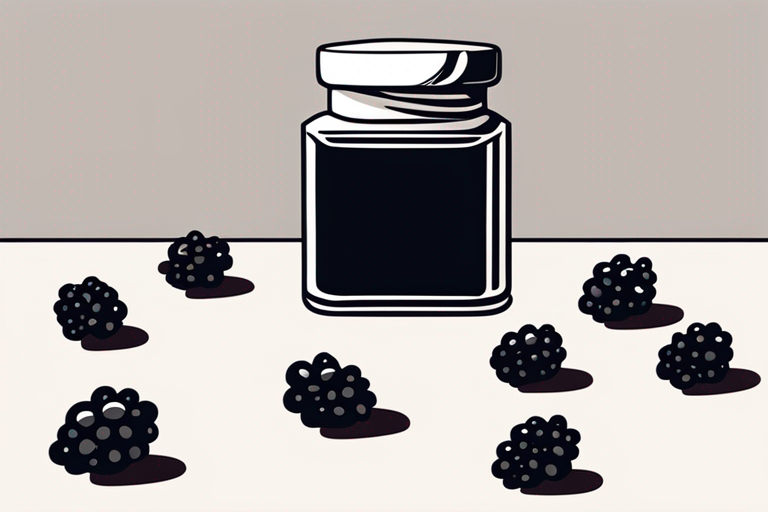Illustration for: The Dangers of Consuming Expired Black Crowberry – Black Crowberry, scientifically known as Empetrum nigrum, is a small, dark purple berry that grows in cold regions like the Arctic and subarctic. While these be