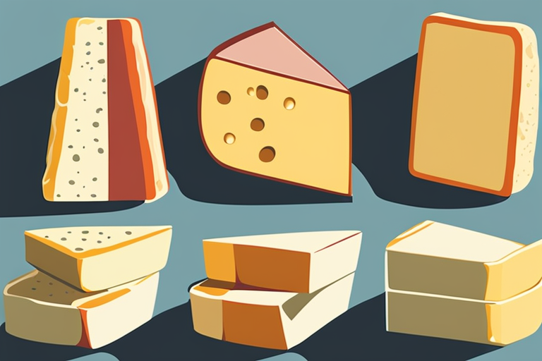Illustration for: The Risks of Eating Expired Cheese: What You Need to Know – When it comes to food safety, many people often overlook the importance of checking the expiration dates on their favorite dairy products, such as cheese. Chees