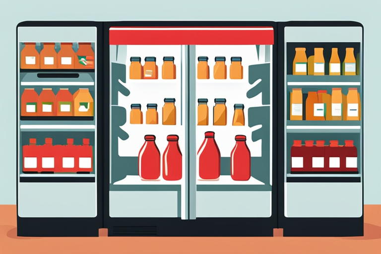 Illustration for: What Happens if You Leave Apple Juice Refrigerated Unopened Out of the Fridge? – Apple juice is a popular beverage enjoyed by many for its refreshing taste and nutritional benefits. However, like all perishable foods, apple juice requires pr